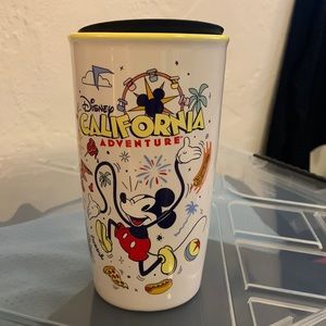 Starbucks Disney glass tumbler preowned